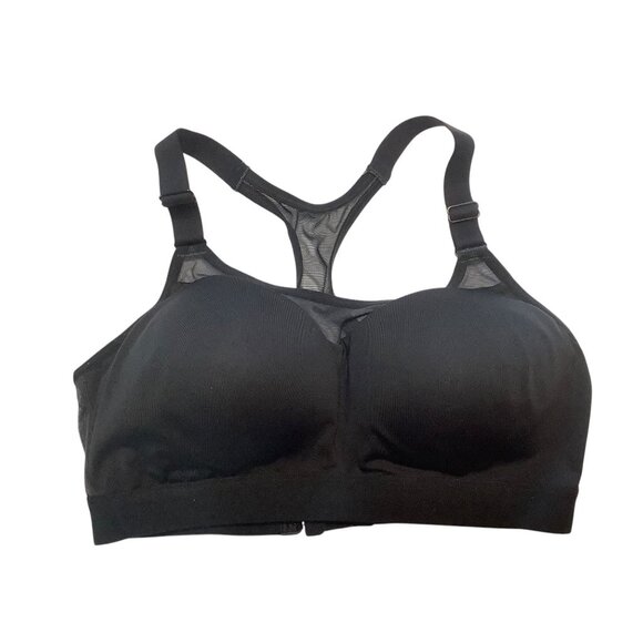 All In Motion Black Racerback Padded Sports Bra Women Size Medium - Picture 1 of 5